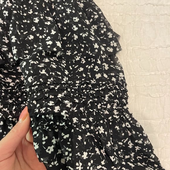 All Saints Black Ilia Pippa Floral Dress - Picture 5 of 7